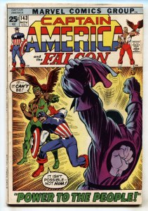 CAPTAIN AMERICA #143--1971-- The Falcon--comic book