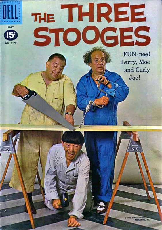 Four Color Comics (2nd Series) #1170 GD ; Dell | low grade comic 1961 Three Stoo