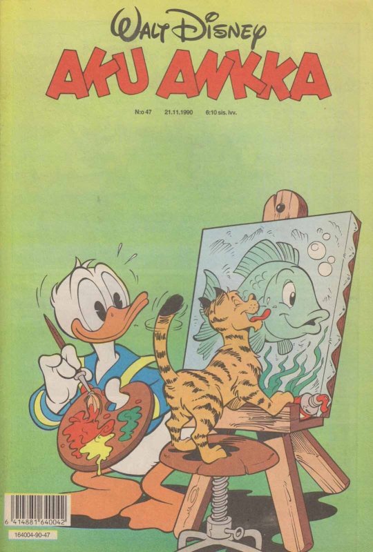 Walt Disney's Aku Ankka (1990) #47 FN ; Sanoma | Comic Books - Copper Age,  Movie, TV & Radio / HipComic