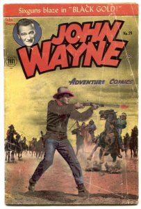 John Wayne Adventure #29 1955- Canadian edition- Frazetta VG-