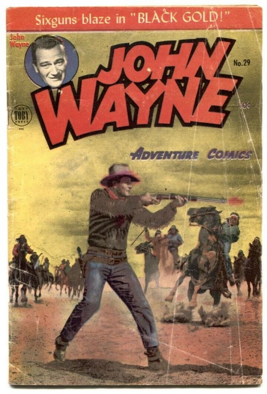 John Wayne Adventure #29 1955- Canadian edition- Frazetta VG-