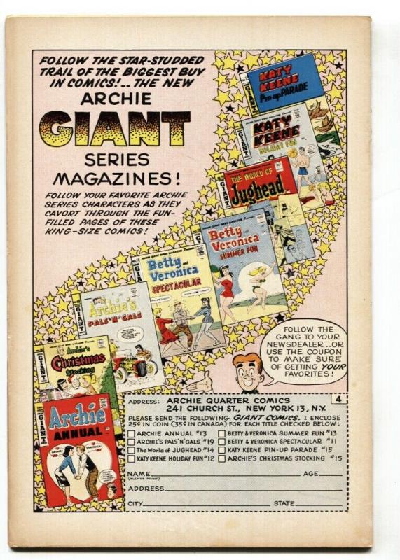 ARCHIE'S MADHOUSE #18 New Format begins-SCI-FI issue-ALIENS-UFOs