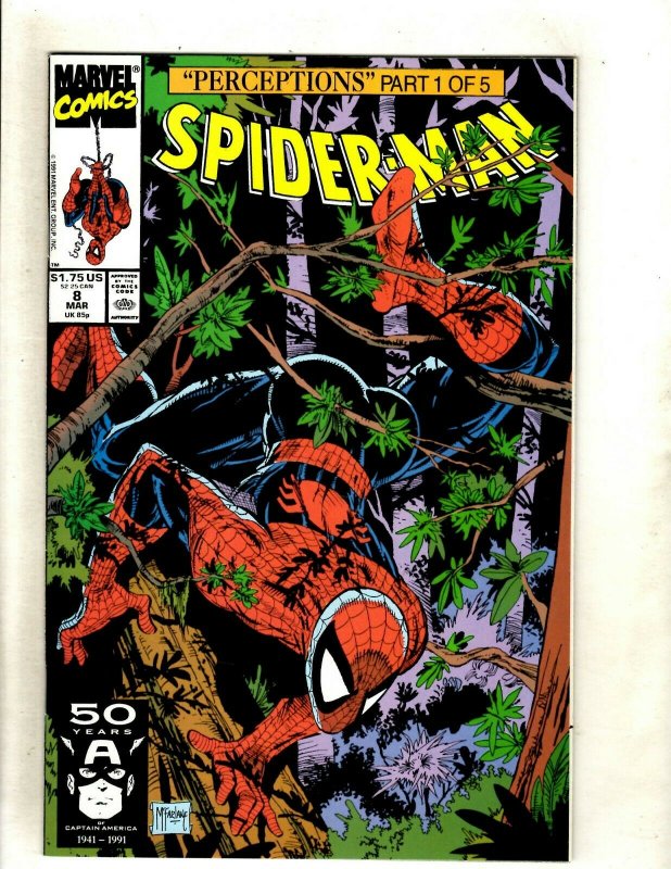 Lot Of 12 Spider-Man Marvel Comic Books # 1 (3) 2 3 4 5 6 7 8 9 10 McFarlane HJ9