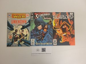 3 DC Comics #80 Warlord + #85 Superboy + #184 Star Spangled War Stories 71 TJ303