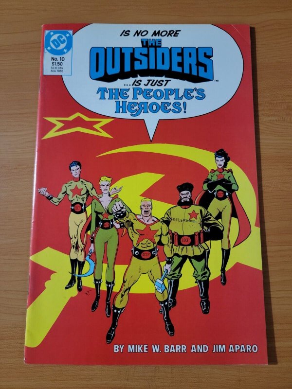 The Outsiders #10 ~ DOLLAR BIN ~ 1986 DC Comics 