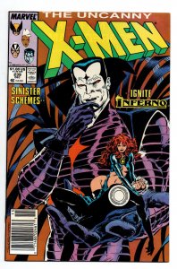 Uncanny X-Men #239 newsstand - 2nd app 1st cover Mr Sinister - 1988 - (-NM)