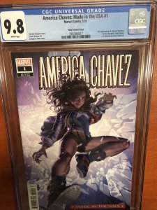 America Chavez: Made In The USA (2021) #1 (CGC 9.8 WP) Yoon Variant Census 17!!