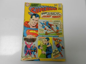 1966 SUPERMAN #184 VG 222 FN- LOT of 2