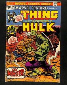 Marvel Feature #11 Thing Vs Hulk!