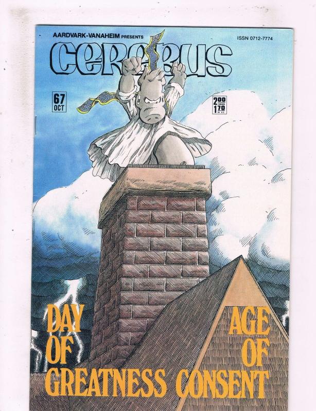 Lot Of 5 Cerebus Aardvark Vanaheim Comic Books # 67 68 69 70 71 Dave Sim Art BN8