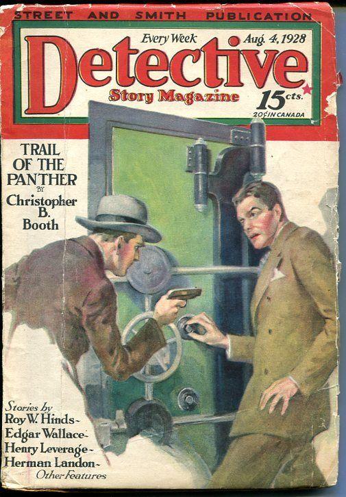 DETECTIVE STORY MAGAZINE-AUG 4 1928-WALLACE-BOOTH-LANDON-good G