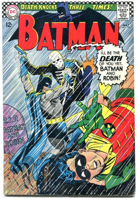 Batman #180-1966-DC Silver Age - Death issue! Cool!!! FN+