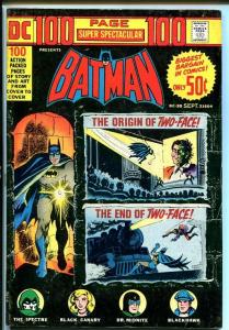 DC 100-PAGE SUPER SPECTACULAR #20-BATMAN-1973! VG