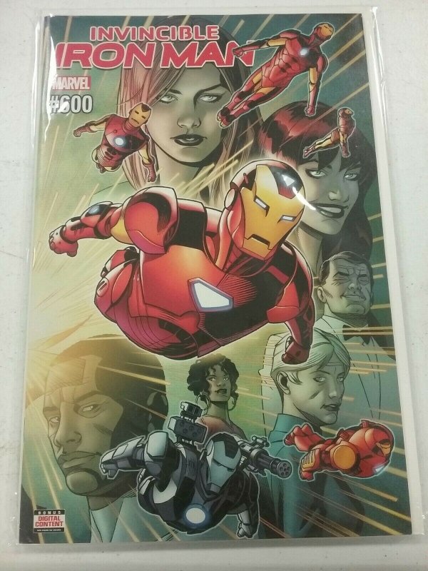 INVINCIBLE IRON MAN #600 MARVEL comics NM 2018 First Print NW47