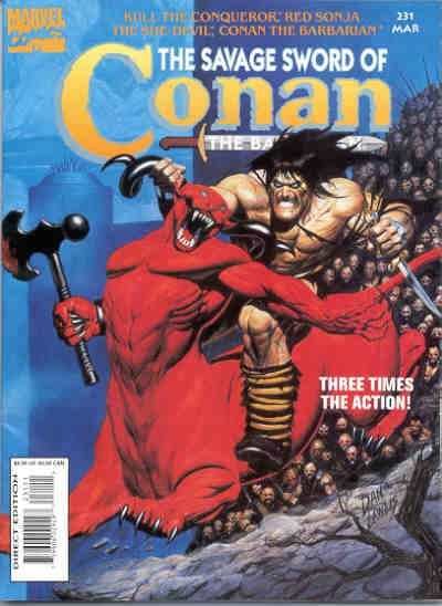 Savage Sword of Conan (1974 series) #231, VF+ (Stock photo)