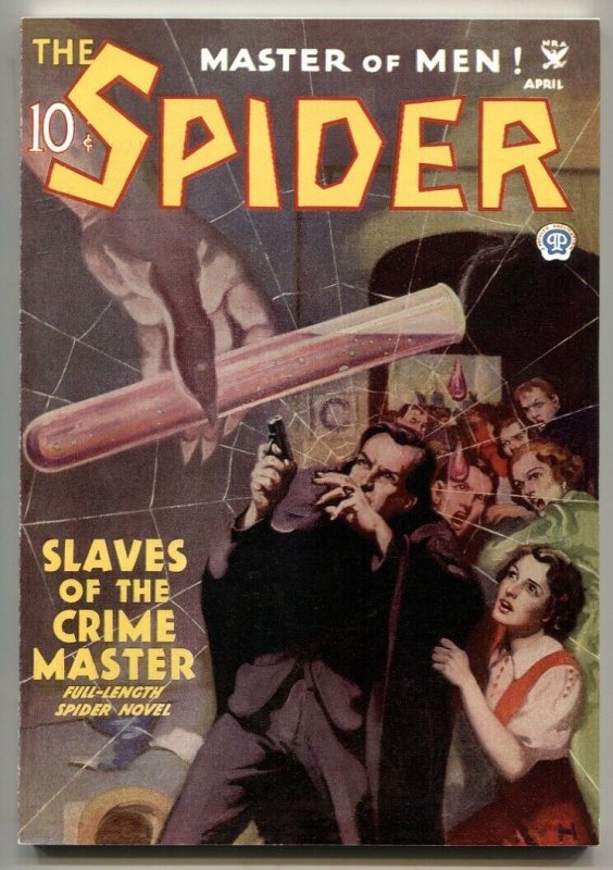 The Spider 4/1935- Slaves Of The Crime Master pulp reprint 2006