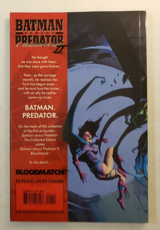 Batman vs Predator II Bloodmatch TPB Graphic Novel - 1st Print - Near Mint NM!