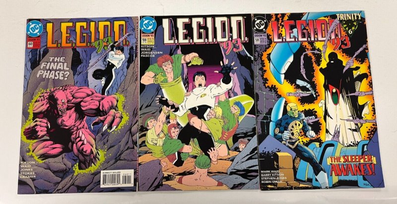 7 Legion 93 DC Comics Books #58 59 60 61 62 63 64 Kitson Waid 98 JW16