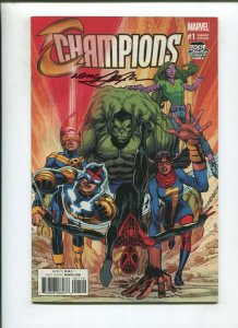 CHAMPIONS #1 (9.2) SIGNED BY NEAL ADAMS! 2016