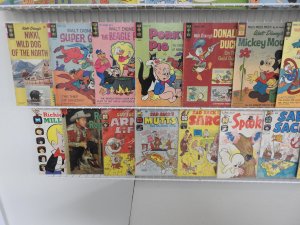 Huge Lot of 85 Cartoon Comics W/ Uncle Scrooge, Casper +More! Avg. VG/FN Cond.