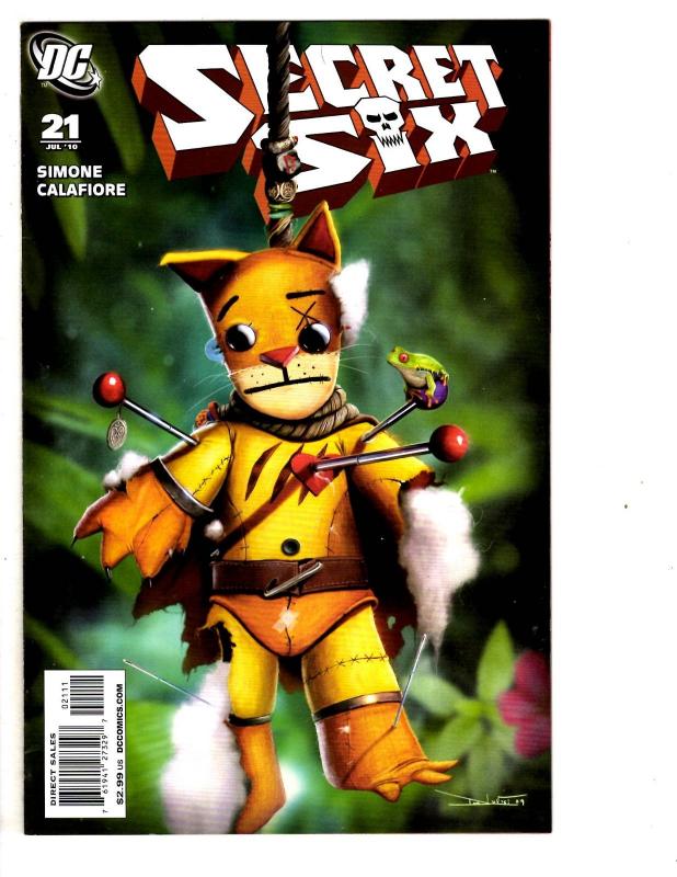 4 Secret Six DC Comic Books # 17 18 21 22 Catman Deadshot Deathstroke J128
