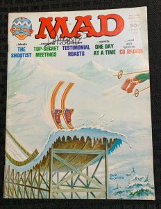 1977 MAD Magazine #190 FN+ 6.5 SIGNED by Sergio Aragones w/ COA / Fisherman