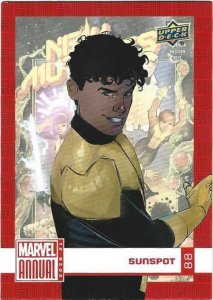 2020-21 Marvel Annual #88 Sunspot