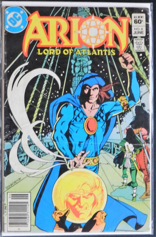 ARION, LORD OF ATLANTIS 3 HIGHER GRADE ISSUES (DC Comics 1980s)