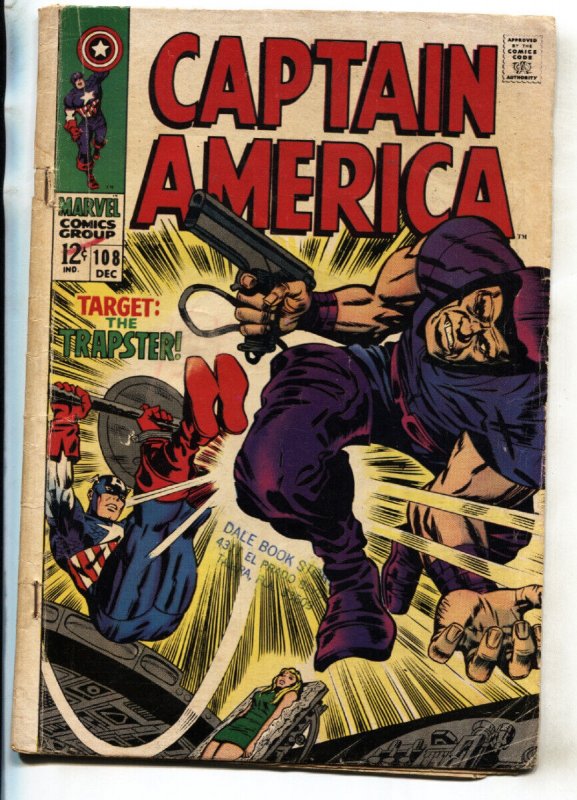 CAPTAIN AMERICA #108--comic book--1968--MARVEL COMICS