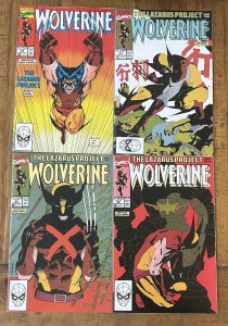 Wolverine The Lazarus Project #27,28,29,30 VF/NM Set Jim Lee 1990