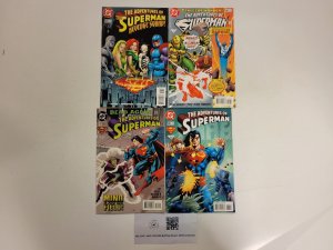 4 The Adventures of Superman DC Comic Books #519 536 543 556 84 TJ20