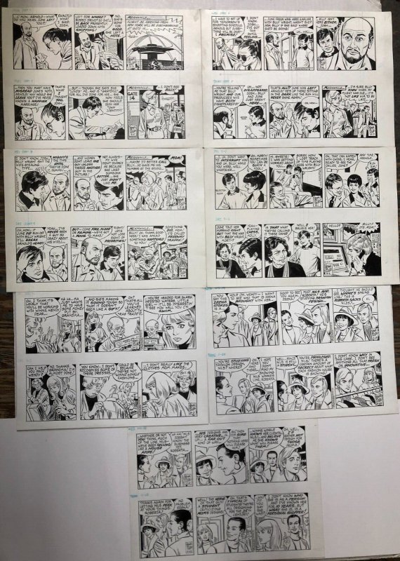 WINNIE WINKLE NEWSPAPER DAILIES (1989-1990,1996)FRANK BOLLE  26 Strips, 13 pages