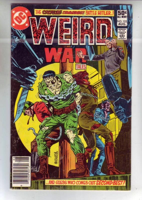 Weird War Tales #102 (Jul-81) FN Mid-Grade 