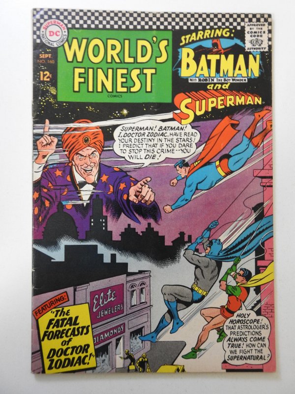 World's Finest Comics #160 (1966) VG- Condition