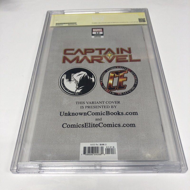 Captain Marvel (2020) # 12 (CBCS 9.8 SS) Signed Jay Anacleto
