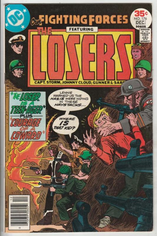 Our Fighting Forces #176 (Dec-77) FN/VF Mid-High-Grade The Losers (Capt. Stor...