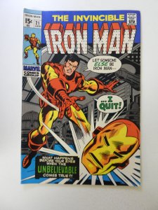 Iron Man #21 FN/VF condition
