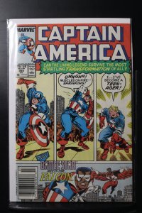 Captain America #355 Newsstand Edition (1989)