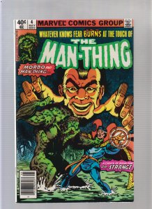 Man-Thing #4 - Newsstand (8.0/8.5) 1980