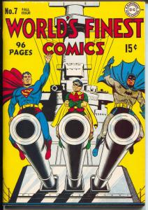 Flashback #28 1970's-Reprints World's Finest Comics #7 from 1942-NM