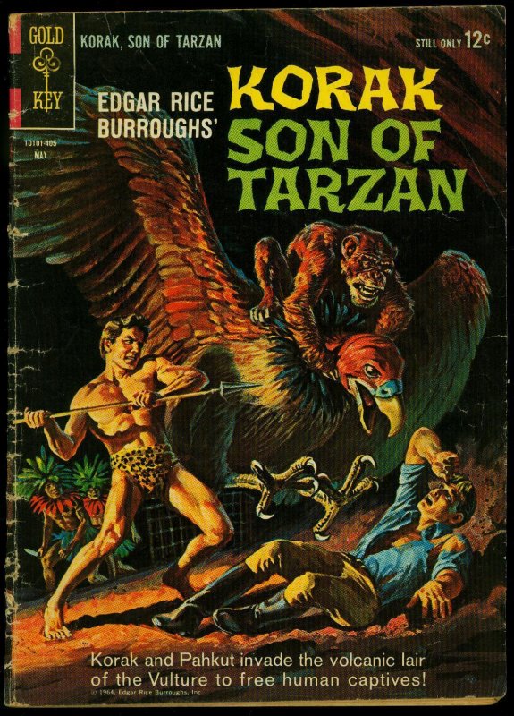 Korak Son of Tarzan #3 1964- Gold Key Silver Age- VG