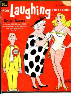 For Laughing Out Loud #16 7/1960-Dell-Berry-wacky cartoons-jokes-Sinatra-VG-