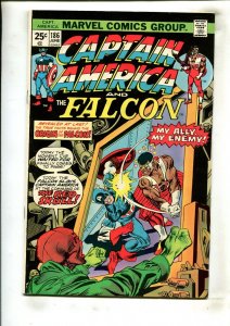 CAPTAIN AMERICA #186 (6.5) FALCON ORIGIN!! 1975