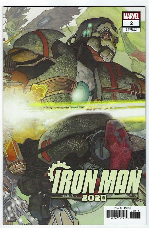 Iron Man 2020 # 2 Connecting Variant Cover NM Marvel