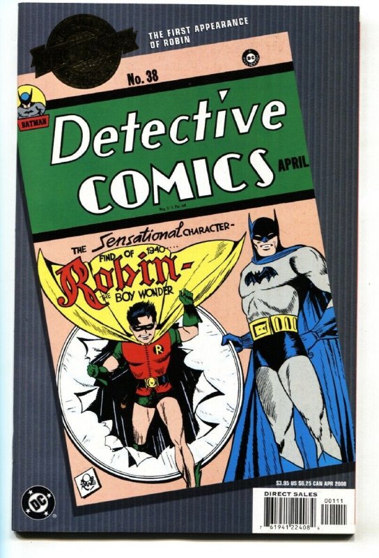 MILLENNIUM EDITION: DETECTIVE COMICS #38 comic book 2000 1st ROBIN