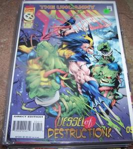 UNCANNY X-MEN #324 1995 MARVEL DISNEY  WOLVERINE  vessel of destruction