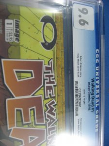 THE WALKING DEAD 1 CGC 9.6 WHITE PGS FIRST ISSUE IMAGE COMICS 2003