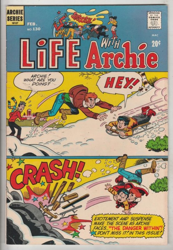 Life with Archie #130 (Feb-73) NM- High-Grade Archie, Jughead, Betty, Veronic...