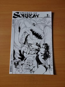 Swords of Sorrow #2 Cover E B&W Variant ~ NEAR MINT NM ~ 2015 Dynamite Comics