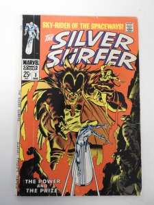 The Silver Surfer #3 (1968) GD+ Condition 1 interior wrap detached